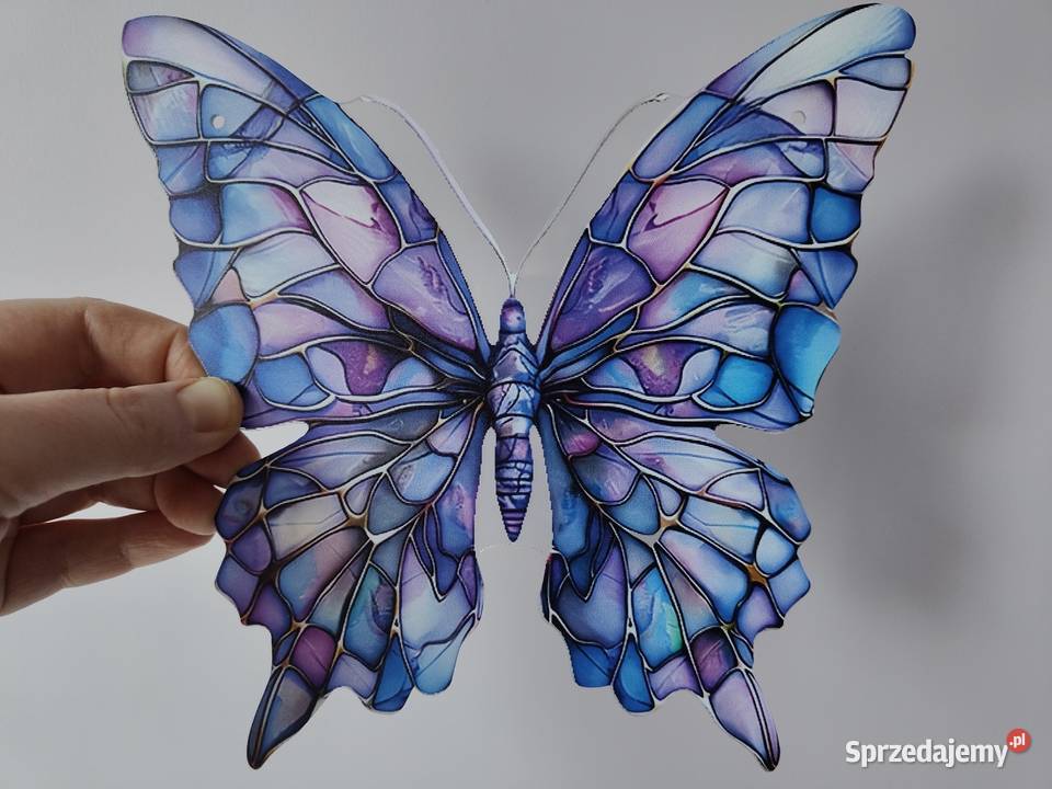 Motyl motylek nowy witraż witrażyk dekoracja