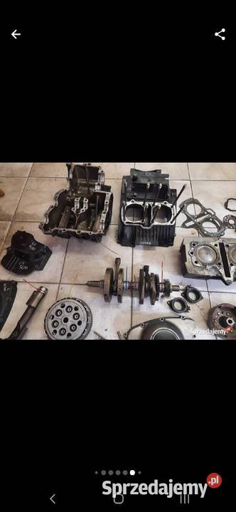 Suzuki GS 500 silnik części głowica wał cylinder Silniki i osprzęt dolnośląskie Jelenia Góra