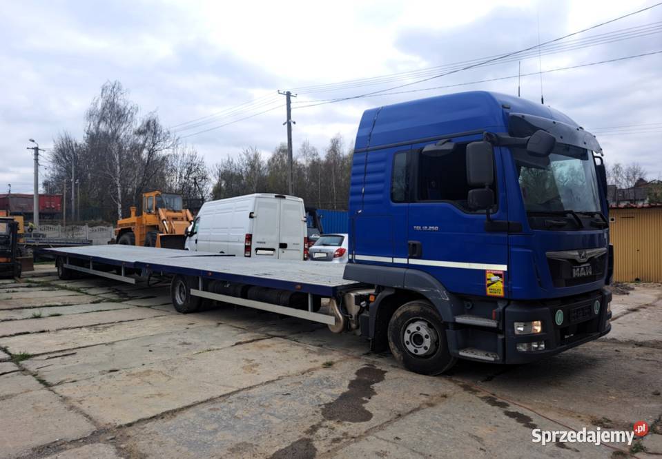 MAN TGL przyczepa Gniotpol Bielsko-Biała