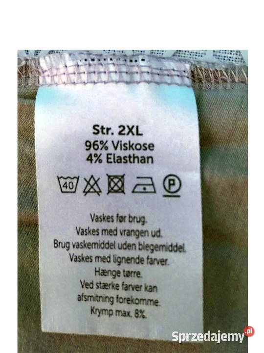 Bluzka damska koronkowa 2XL kolor delikatna z dekoltem Zbąszynek