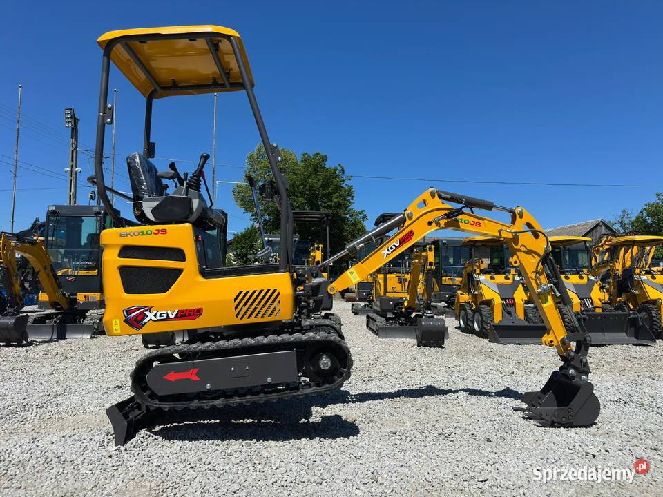Nowa Minikoparka XGV EKO10JS z 2026 Roku Waga Rok produkcji 2026 Złoczew