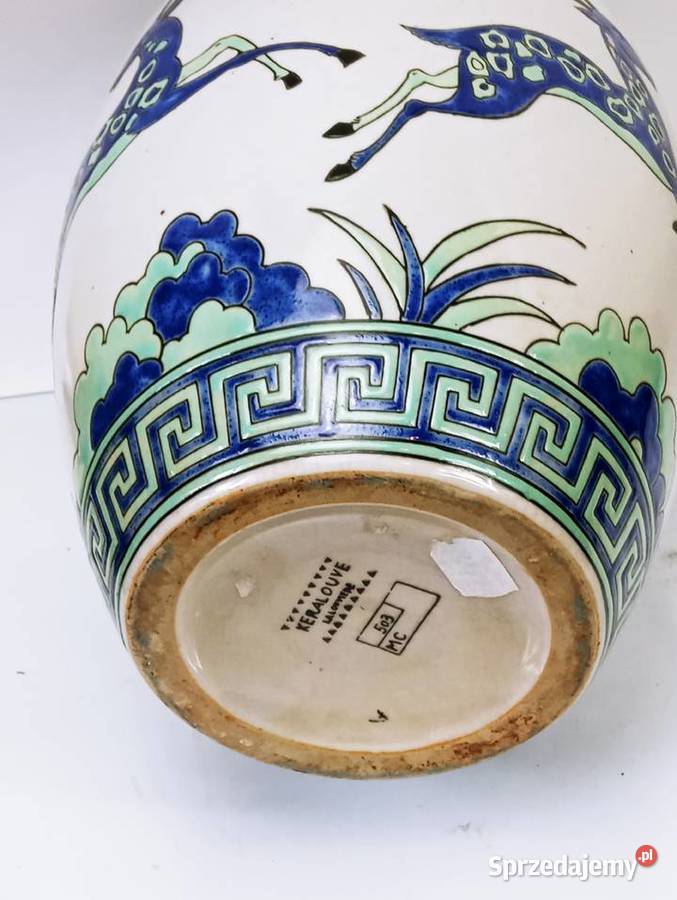 Wazon Ceramika ArtDeco Antylopy