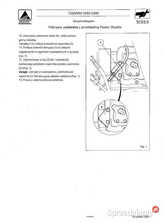 MF seria 6100 6200 8100 8200 Instrukcja napraw j Szamotuły