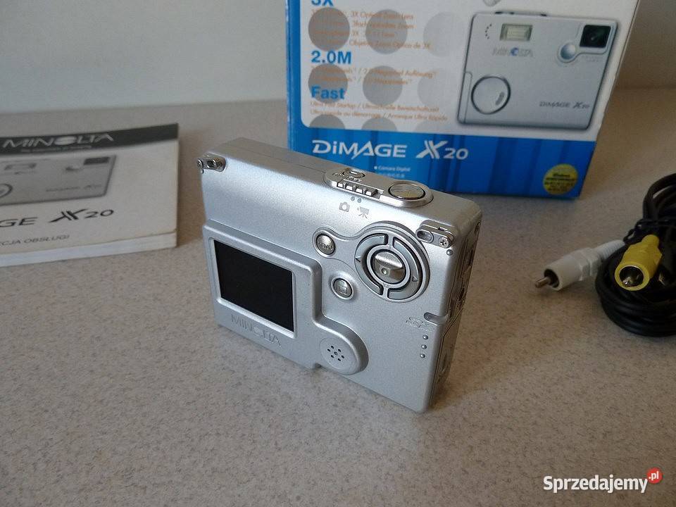 Minolta DIMAGE X20 aparat cyfrowy