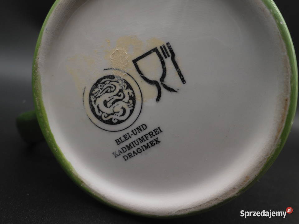 Porcelanowy kubek z motywem słonecznika wielkopolskie