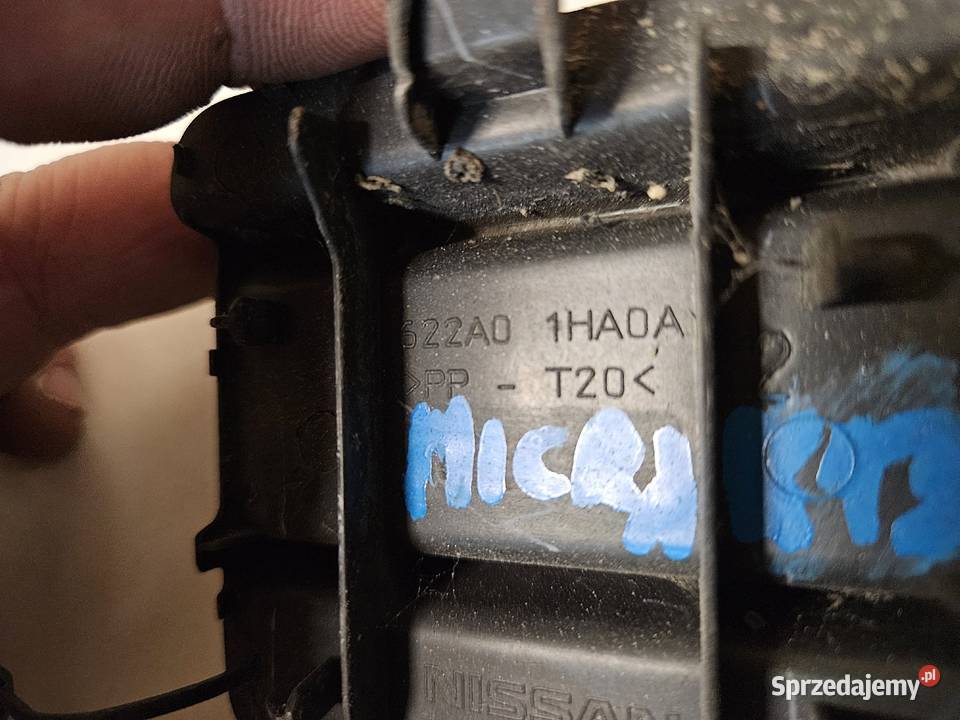 NISSAN MICRA K13 ZAŚLEPKA HAKA ZDERZAKA PRZÓD Międzychód sprzedam
