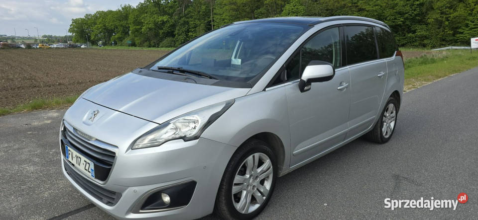 Peugeot 5008 16Hdi 130tyskm I 20092017 srebrny wielkopolskie Pleszew