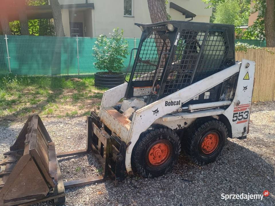 BOBCAT 553 widły pług łyżka Warszawa sprzedam