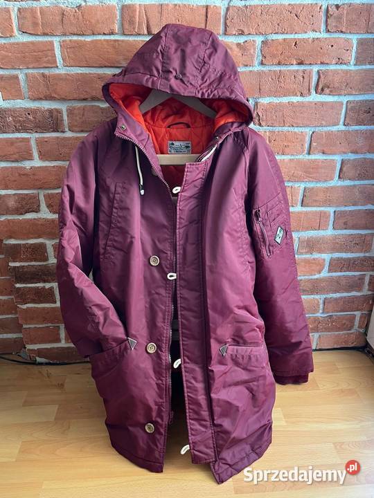 Parka Vans XL Joel Tudor Collection Bordowa