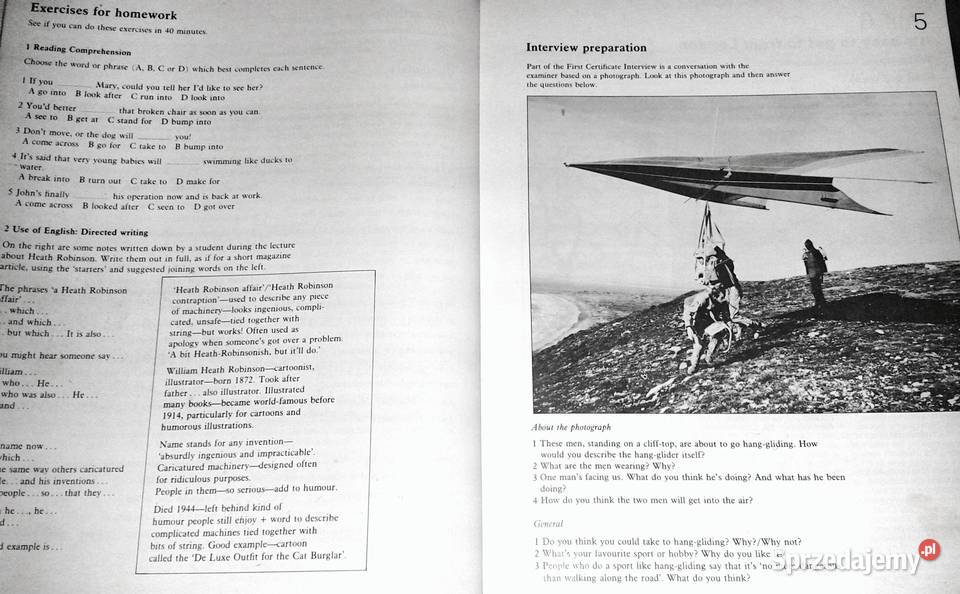 Longman first certificate Coursebook Roy Chełm sprzedam