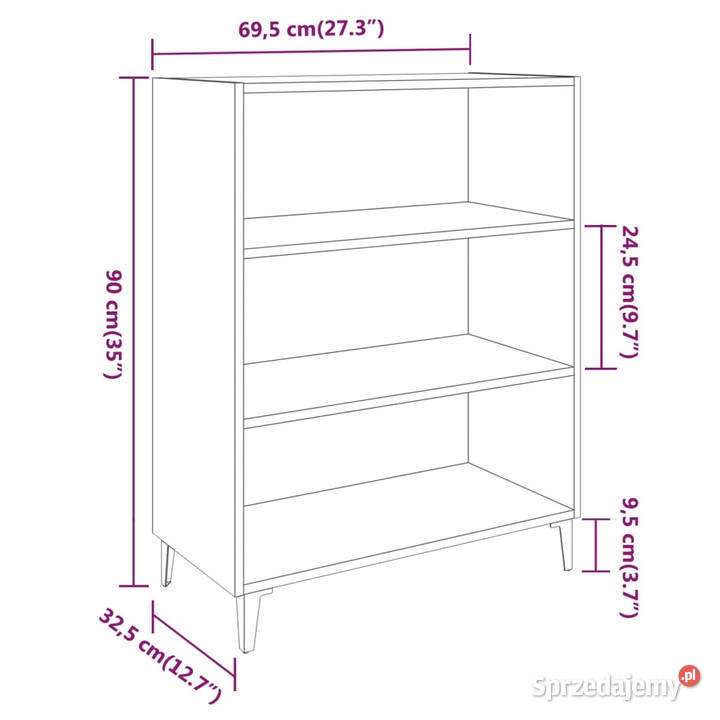 Szafka biała 695x325x90 materiał drewnopochodny Warszawa