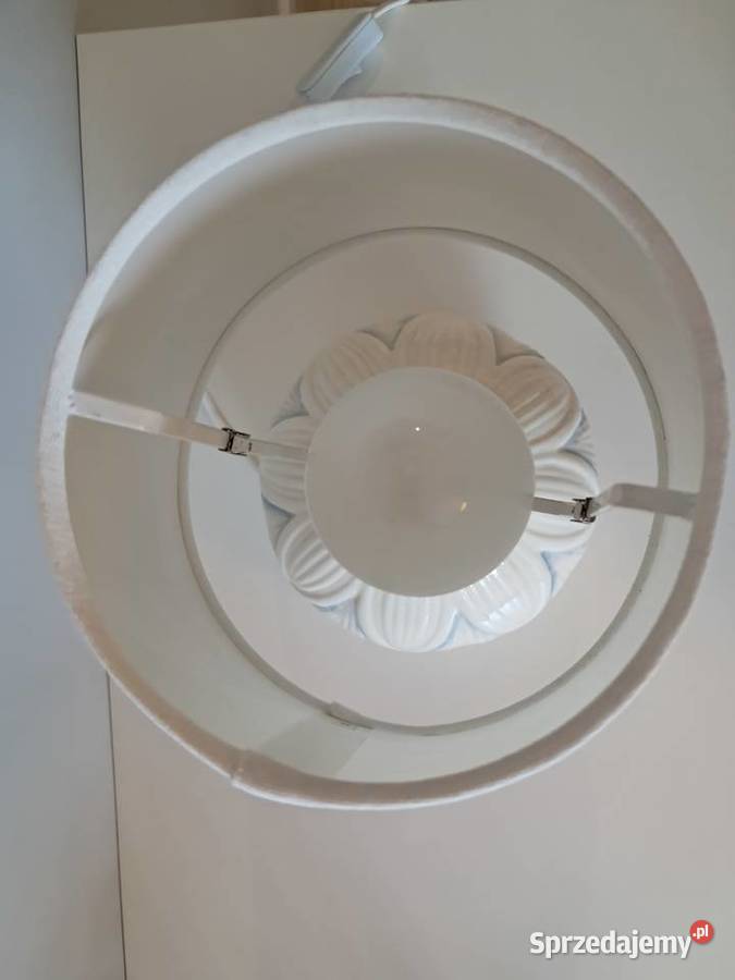 Lampa Ceramiczna Belleek Lotus Blossom Vintage