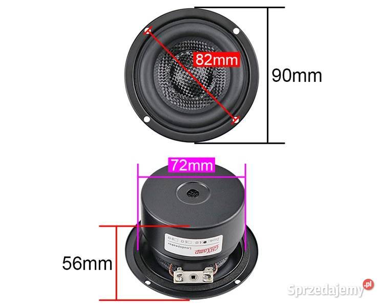 Głośniki 3 116mm 4ohm 40W 3 cale calowe łódzkie Łódź