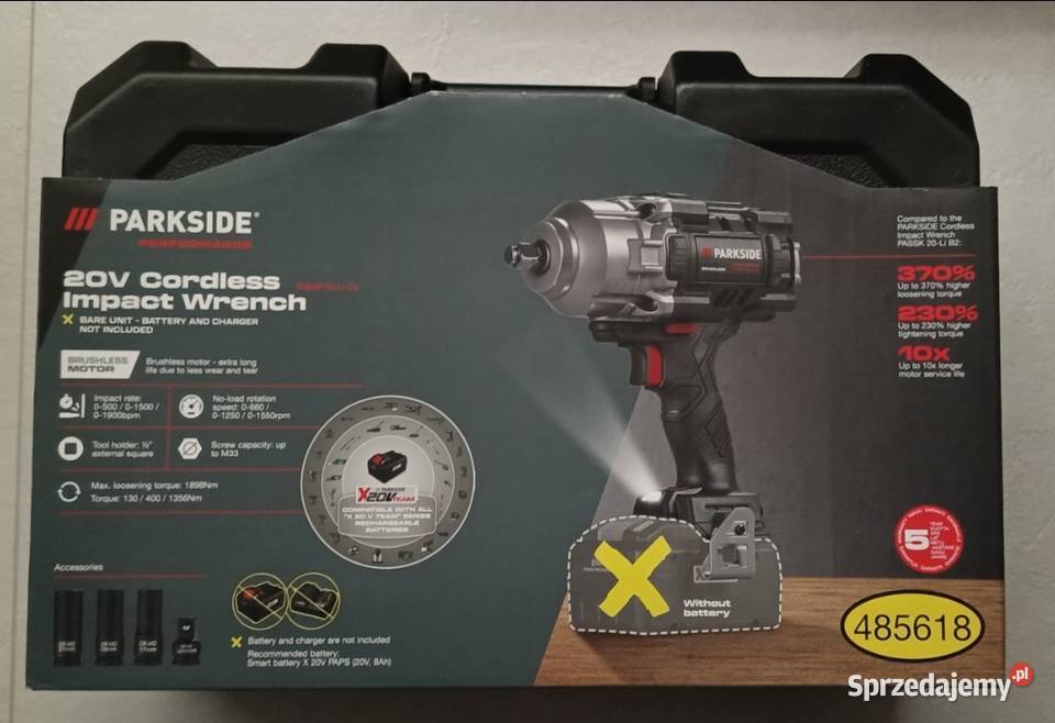 PARKSIDE PERFORMANCE Akumulatorowy klucz udarowy Ełk