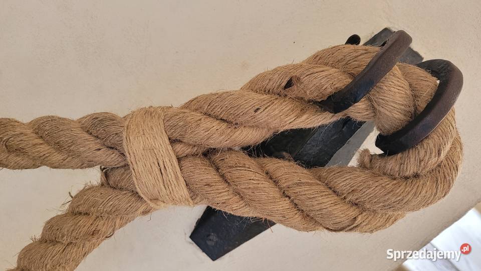 Lina jutowa 40 mm sznur jutowy Naturalna juta Sznury, pasy i łańcuchy Grudziądz
