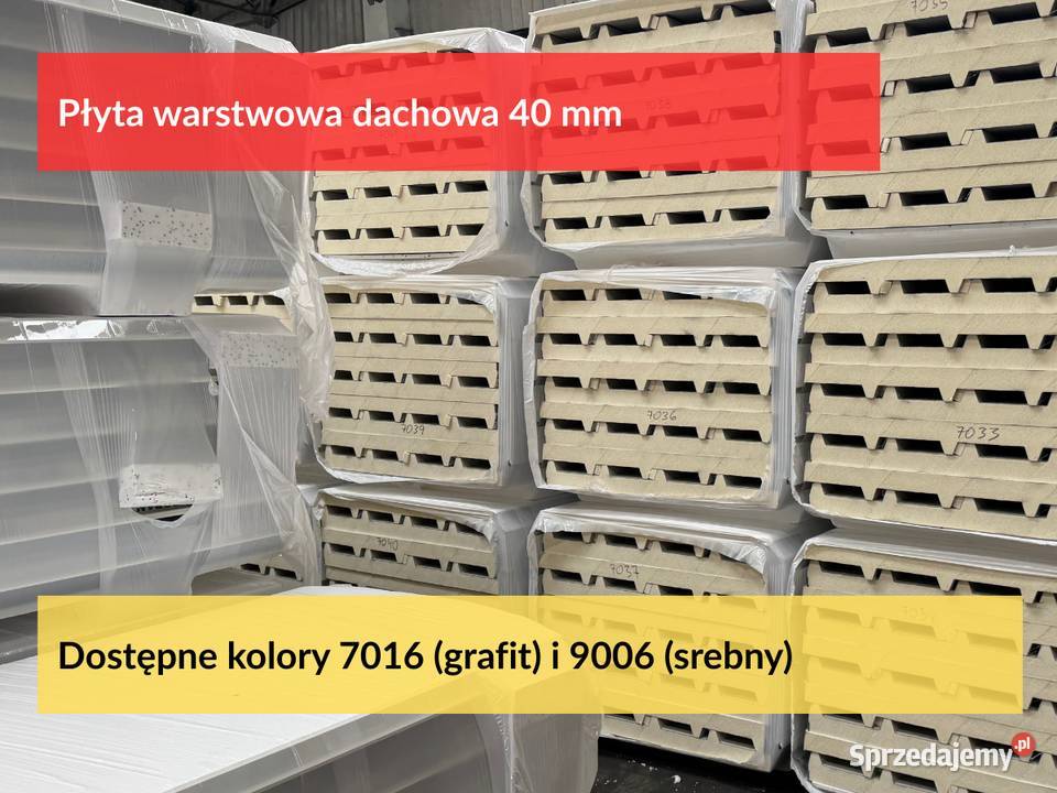 Płyta dachowa 40mm płyta obornicka płyty Puszczykowo
