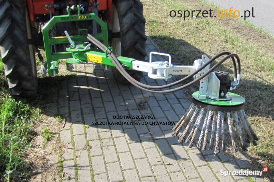 Odchwaszczarka szczotka rotacyjna do chwastów
