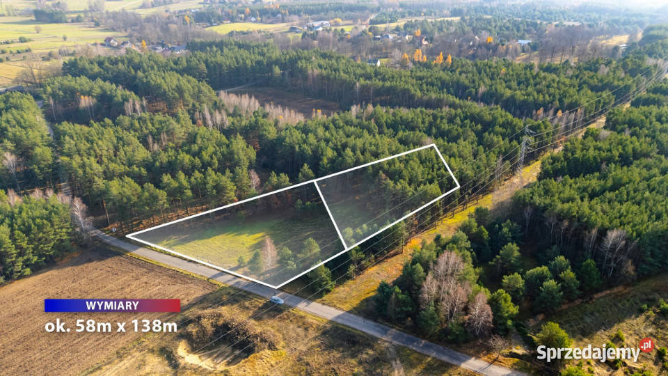 Na sprzedaż działka z WZ 7770m2