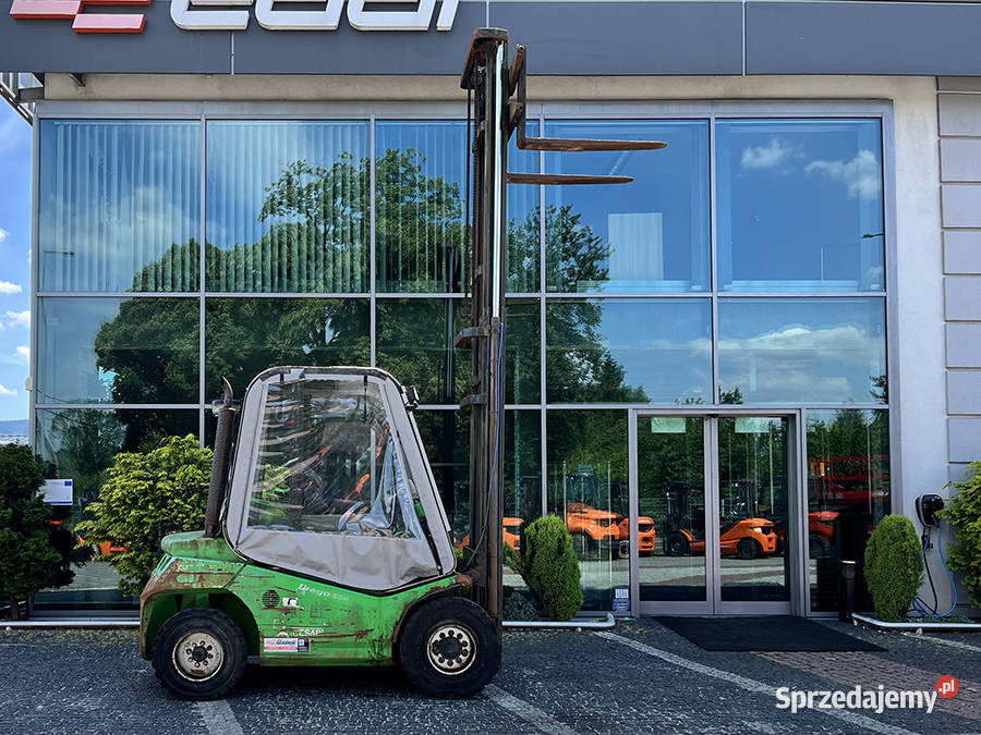 Wózek widłowy diesel Cesab DRAGO 500 5 t duplex małopolskie Kęty sprzedam