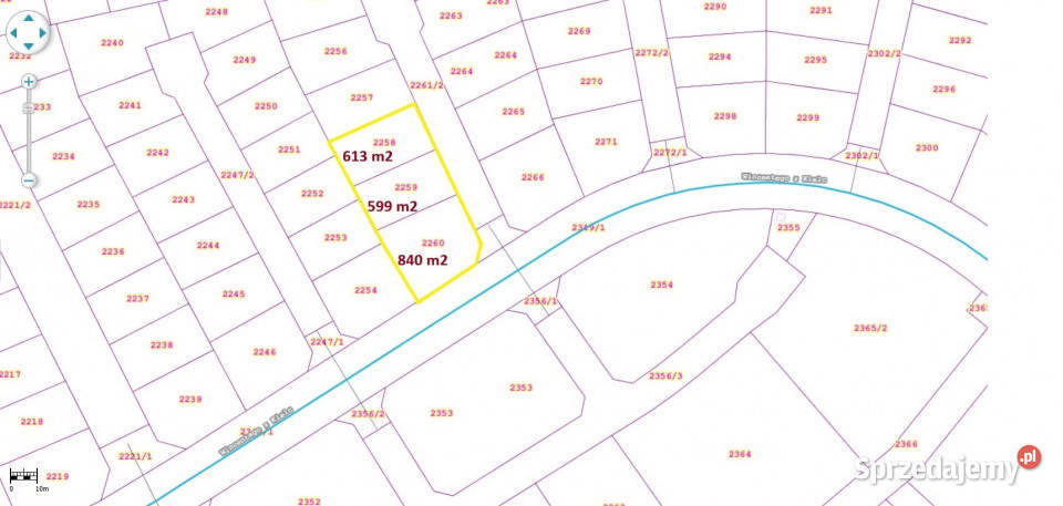 Sprzedam grunt 599m2 Kielce Wincentego z Kielc 730zł/m2