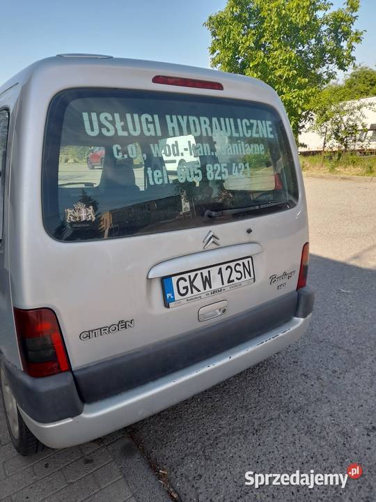 CITROEN BERLINGO 20 HDI Bezwypadkowy