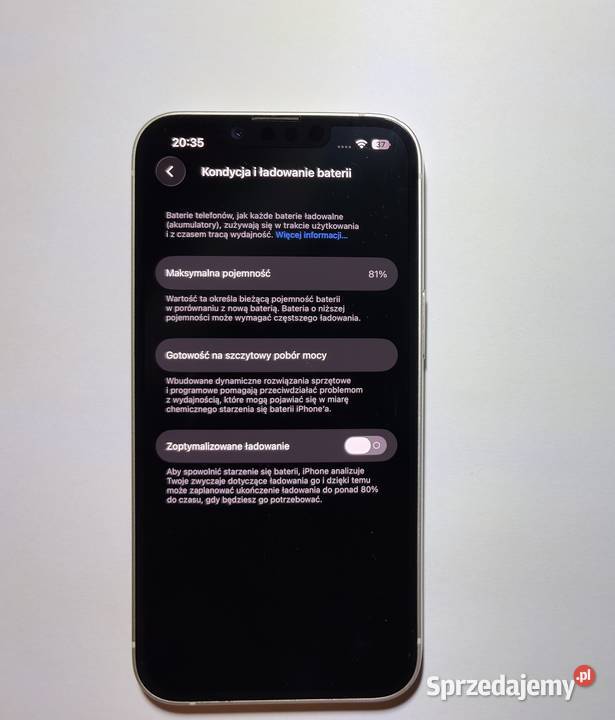 iPhone 14 128 GB BIAŁY 81 baterii dolnośląskie Wołów