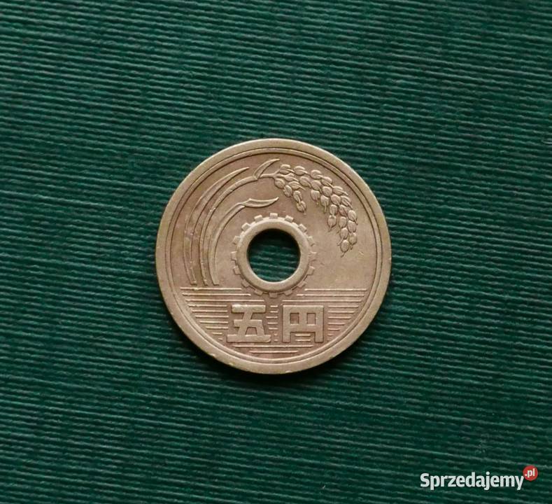Japonia 5 jenów 1965r śląskie Gliwice sprzedam
