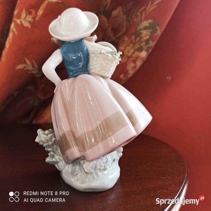 Figurka Daisa Lladro Spain Hand made Z koszykiem Gdańsk