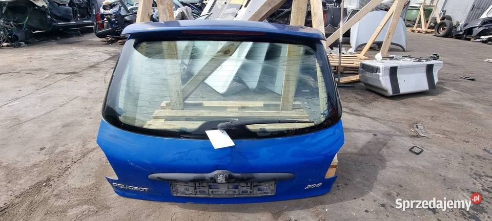 KLAPA PEUGEOT 206 osobowe