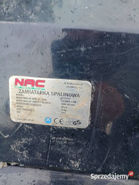 Zamiatarka odśnieżarka NAC Narzędzia ogrodnicze Grabowiec