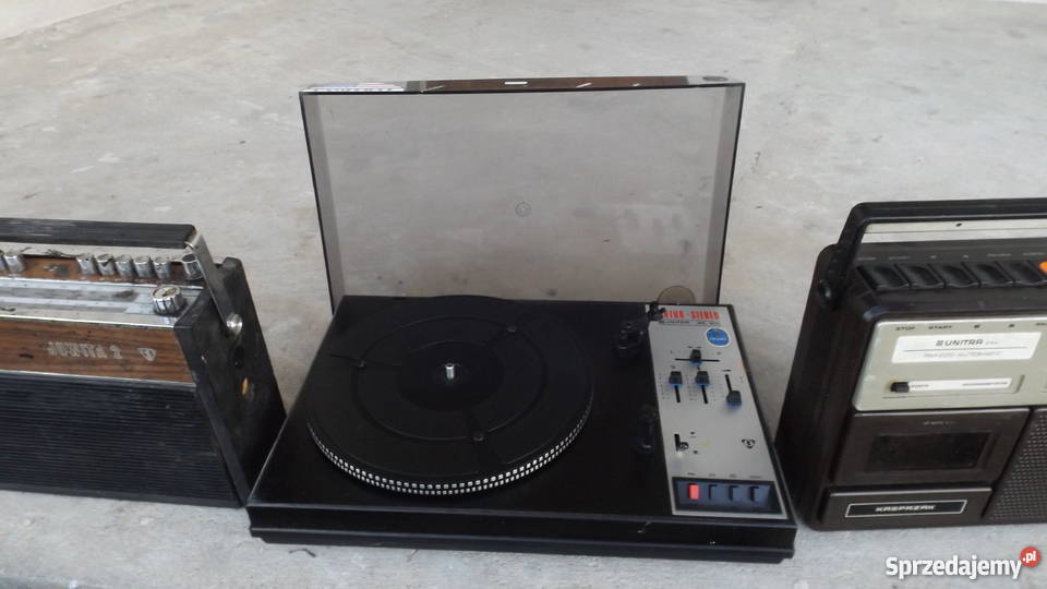 Zestaw radia magnetofony UNITRA kolorofon warmińsko-mazurskie