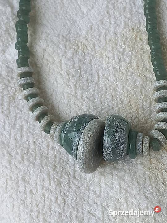 Komplet naszyjnik bransoletka i klipsy mazowieckie Warszawa