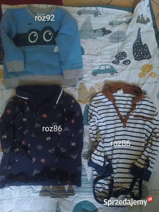Sprzedam ubrania chłopiece 9m+ Dresy Tczew