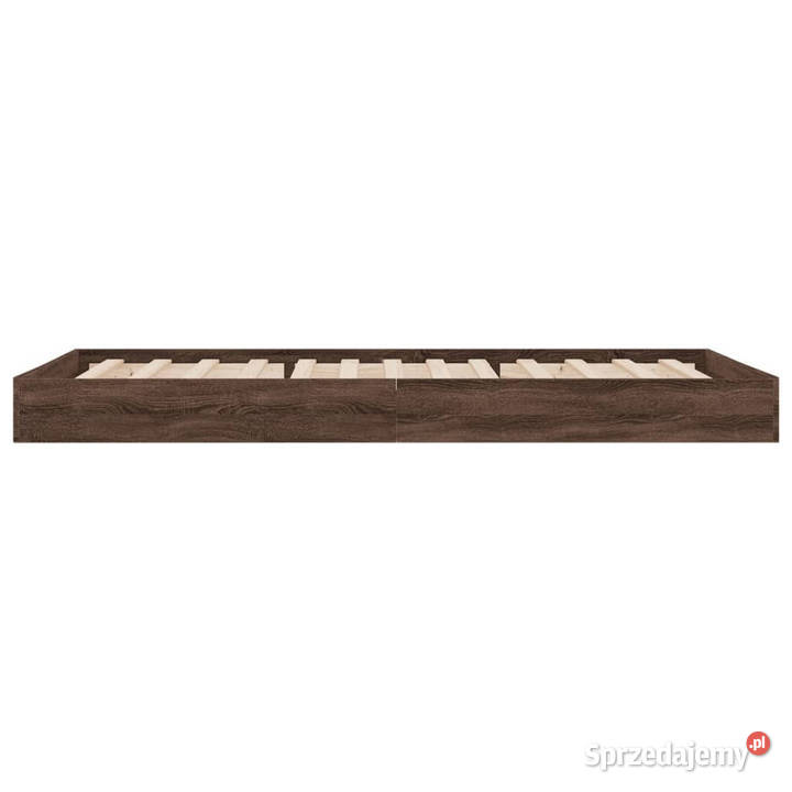 Łóżko bez materaca brązowy dąb 75x190 WM842083 Warszawa