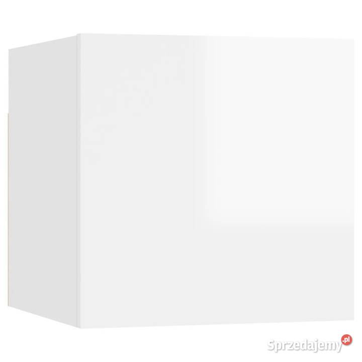 Szafki nocne 2 wysoki połysk białe 305x30x30 Warszawa sprzedam