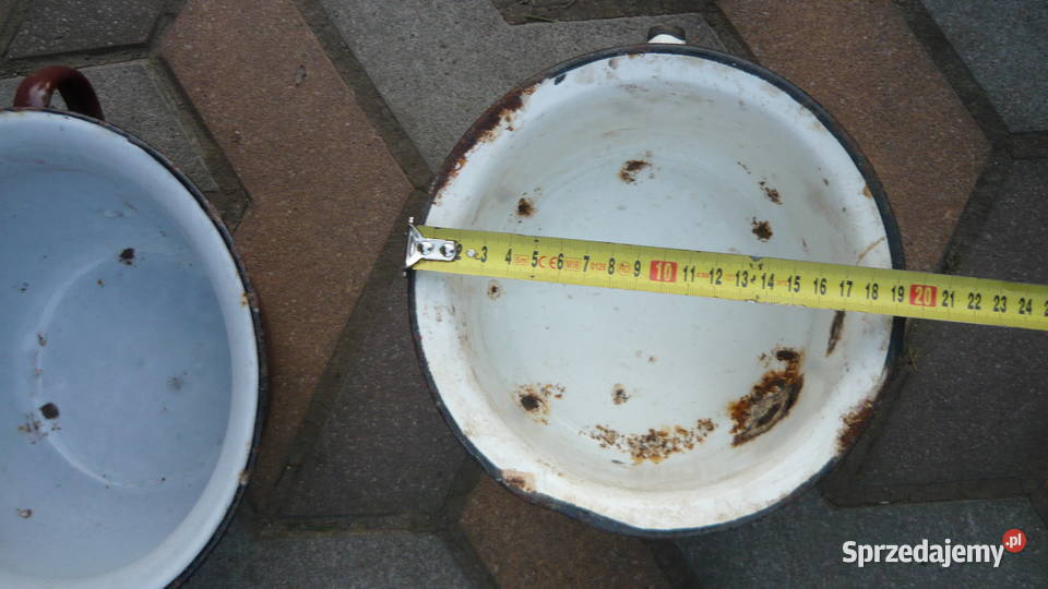 Nocnik stary metalowy PRL Sokółka