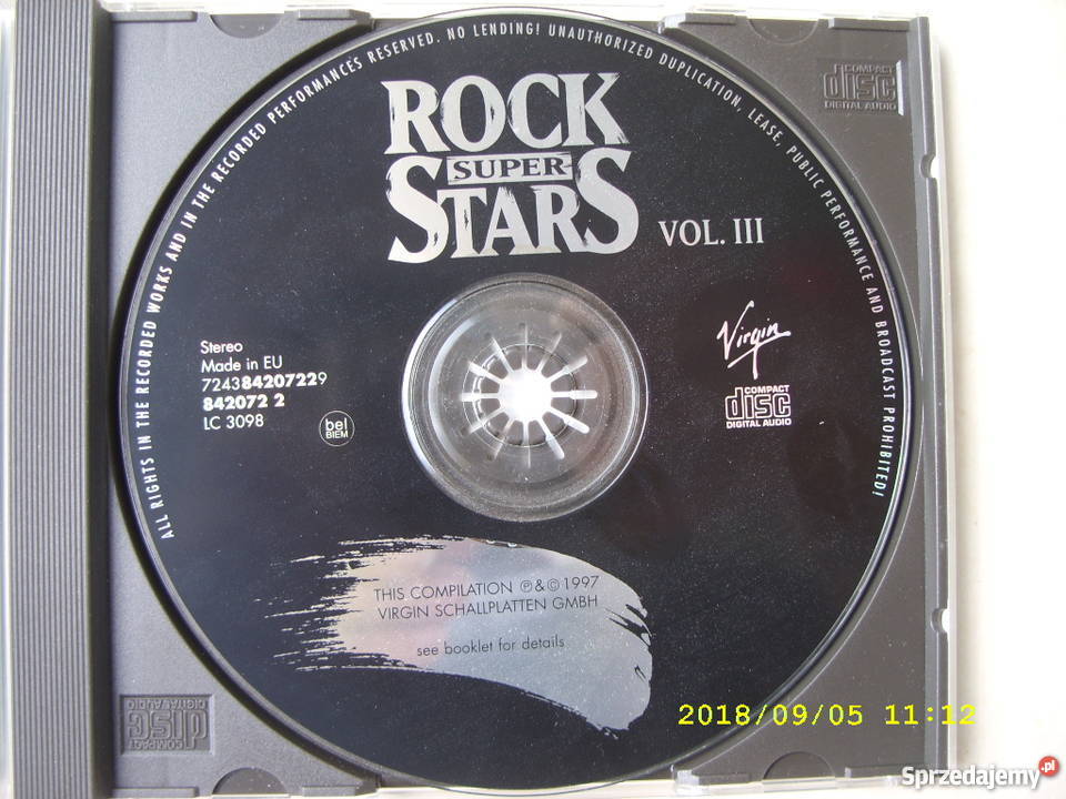 ROCK SUPER STARS VOL III plyta CD dolnośląskie Wołów