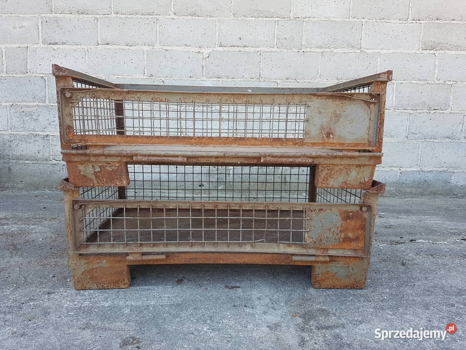 Giterbox 12 pojemnik metalowy siatkowy Wiskitki sprzedam