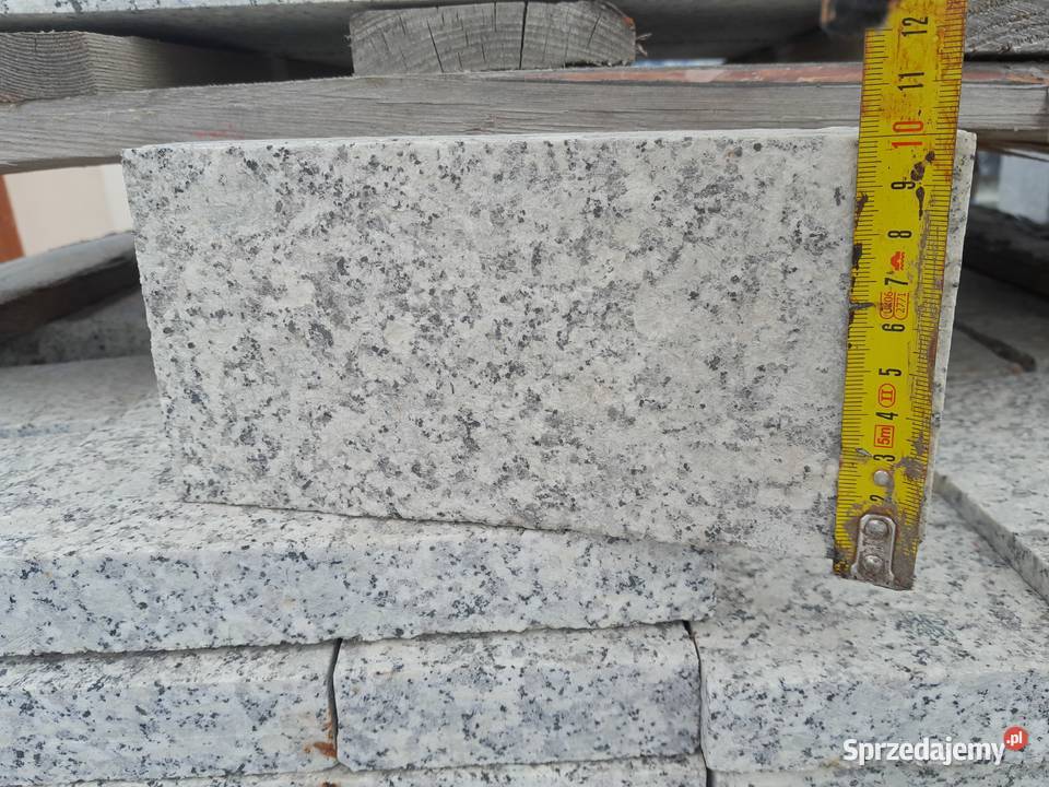 Płytki granitowe 20x10 gr 3 dolnośląskie Jelenia Góra