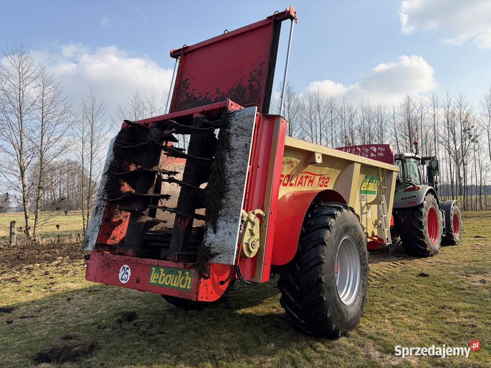 Rozrzutnik obornika Le Boulch Goliath 132 własna