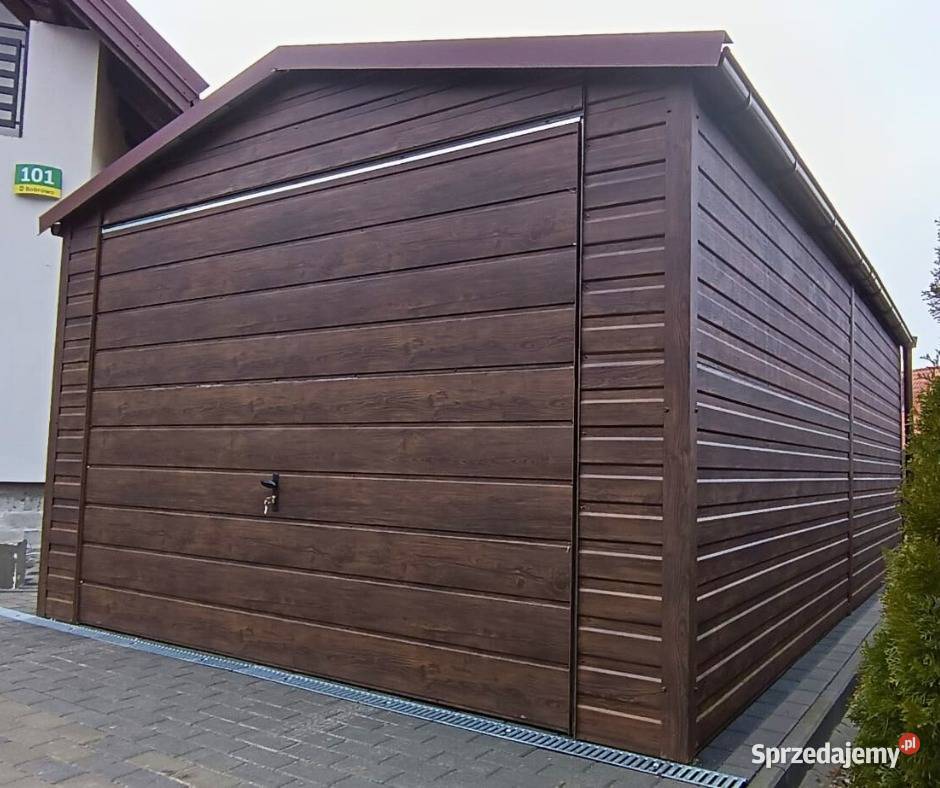 Garaż Blaszany hala wiata 10x6 lamele 2x brama 60m2 mazowieckie Ciechanów sprzedam
