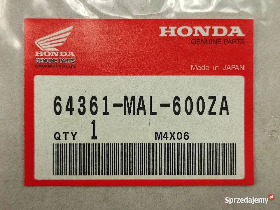 NAKLEJKA LEWY BOCZEK HONDA CBR600F HURRICANE Tapicerki samochodowe