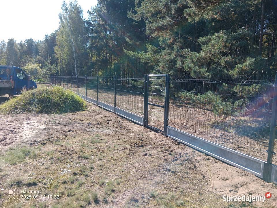 Ogrodzenie panelowe bramy furtki Siatki i panele Wudzynek