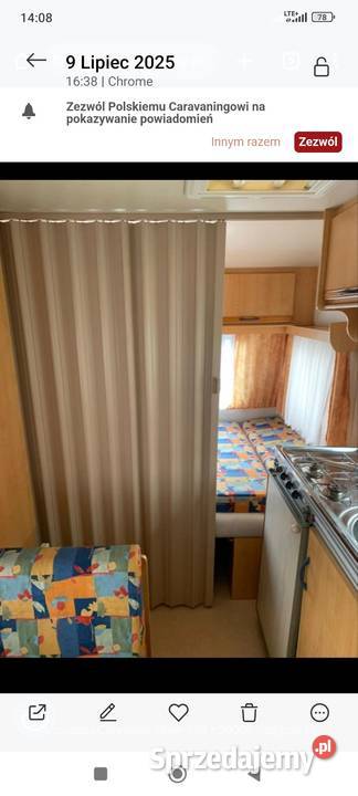 Przyczepa kempingowa 1999 caravelair silver 395 Inowrocław