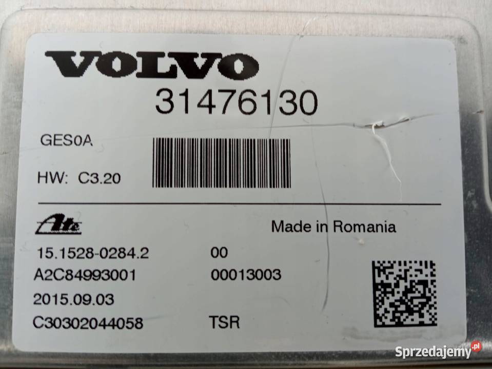 STEROWNIK SILNIKA ZAWIESZENIA 31476130 Volvo XC