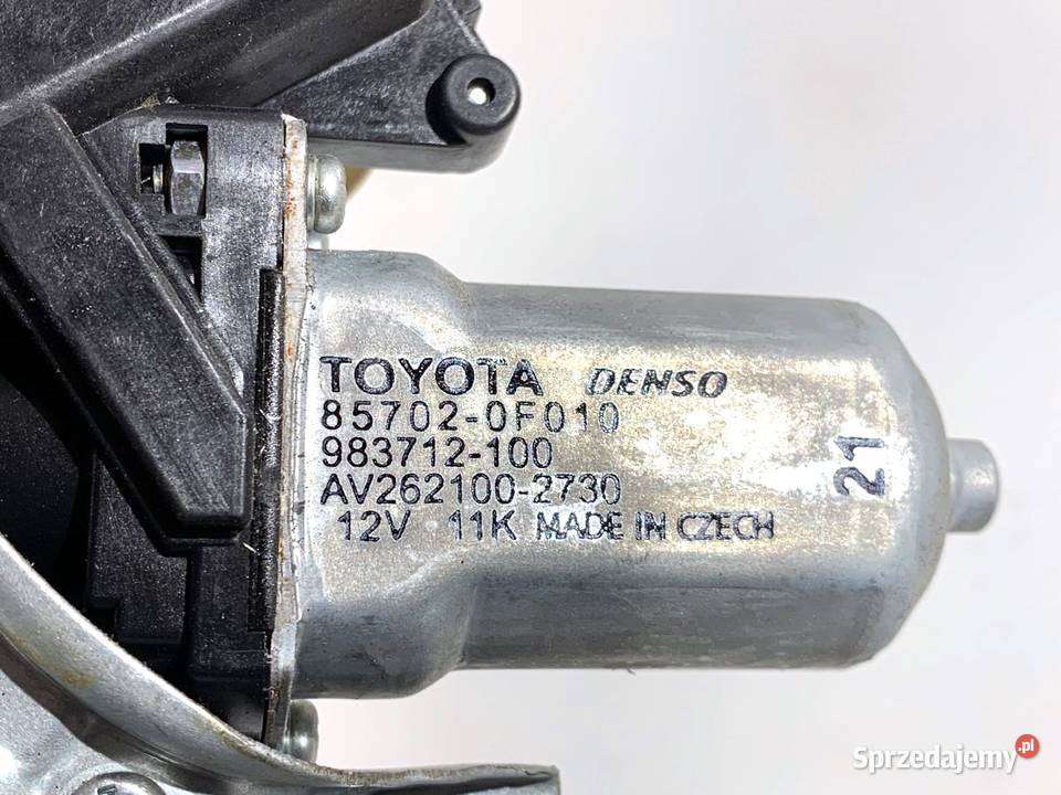 PODNOŚNIK SZYBY LEWY PRZÓD TOYOTA YARIS II Motoryzacja