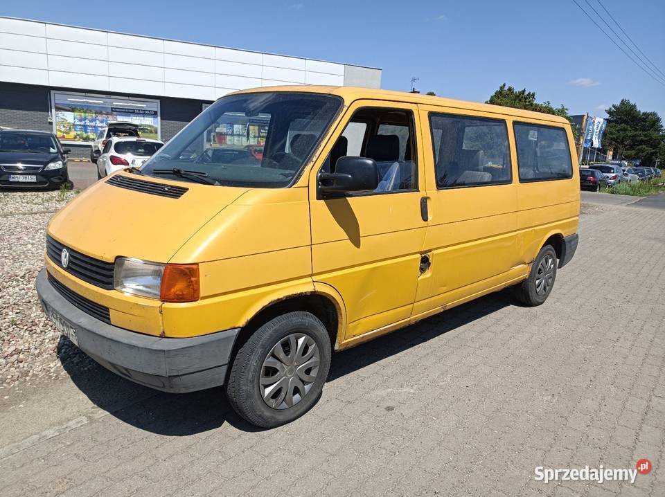 VW T4 długi 9osobowy24 diesel pełny VAT mazowieckie Pruszków