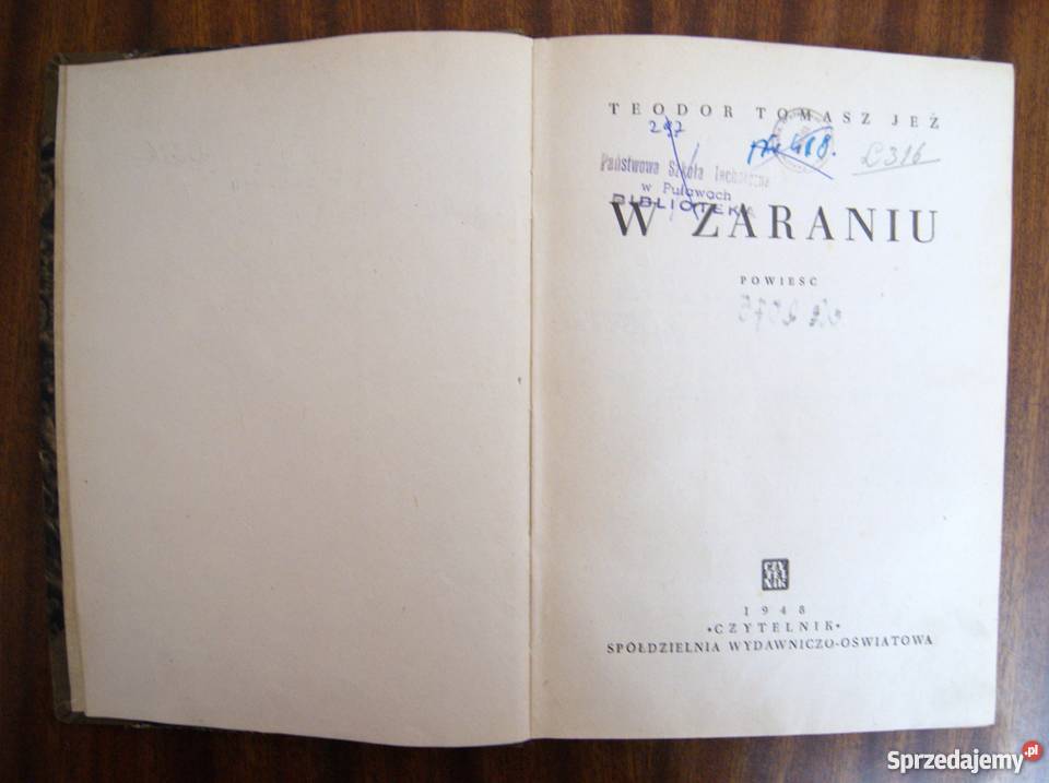 Teodro Tomasz Jeż W zaraniu 1948 Parczew