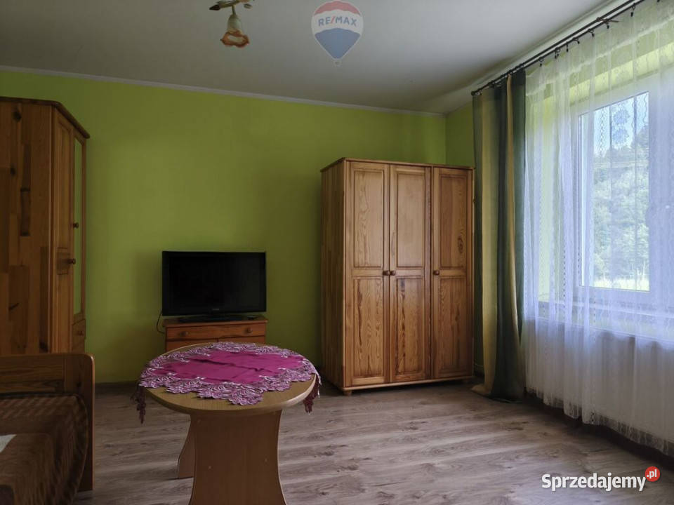 Dom na dużej działce Toporzysko gmina Jordanów wolnostojący Sprzedaż sprzedam