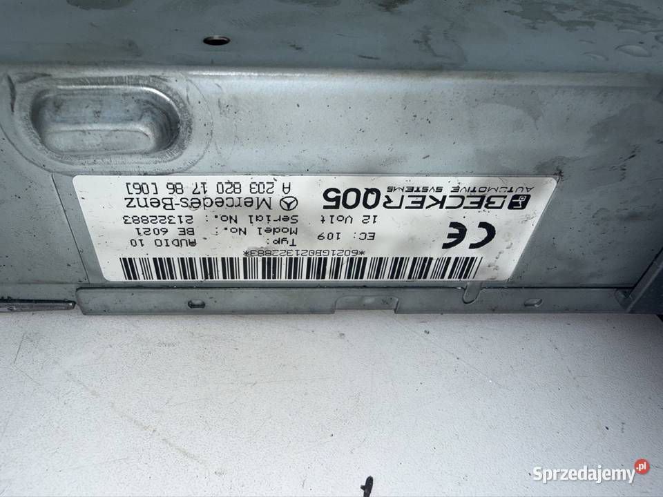 Radio Mercedes C klasa W203 wielkopolskie Ostrów Wielkopolski